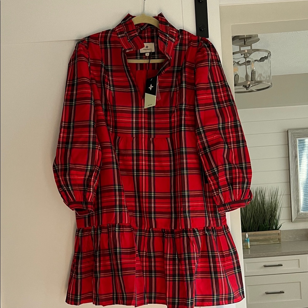 Tuckernuck Red Plaid Dress